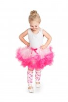 Little Adventures Fluffy Tutu Pink with Hot Pink Ruffle 120in Line A